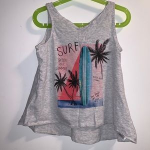 Old Navy girls beach side tank top